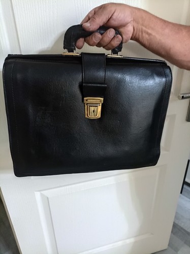 Cartable vintage cuir épais