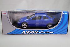 LJ798 ANSON 30376 1/18 1:18 Voiture Renault Megane coupe bleue
