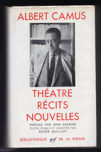 Albert camus théatre récits - albert,