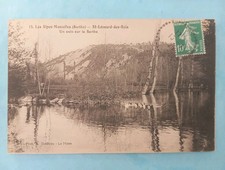 CPA, SAINT LÉONARD DES BOIS (72), Un Coin sur la Sarthe