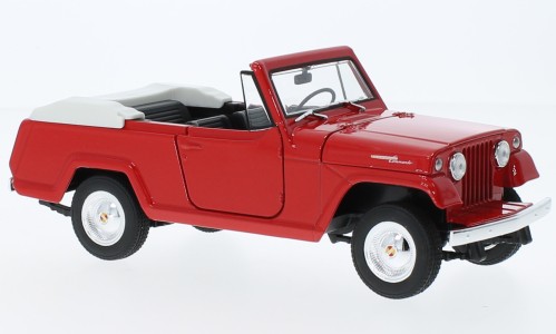 Welly we24117cr jeep jeepster - welly,