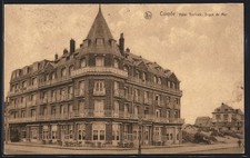 CPA Coxyde, Hotel Terlinck, Digue de Mer 