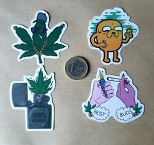 Lot 4 sticker résiste à