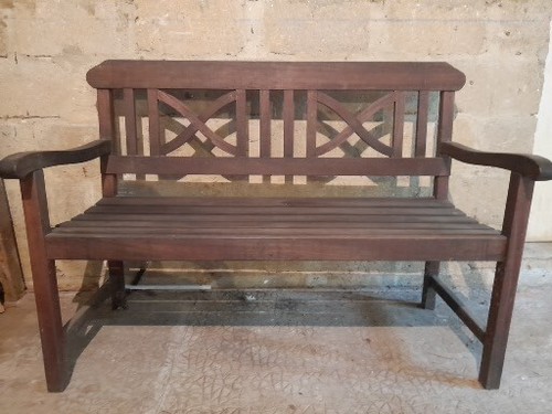 Banc teck - banc, en