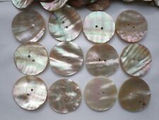 12 GRANDS  BOUTONS NACRE