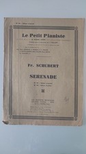 Ancienne partition Piano Sérénade de Schubert
