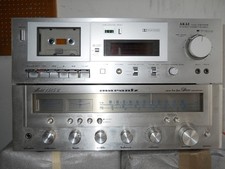 chaîne hifi vintage Ampli radio Marantz plus lecteur de cassette AKAI