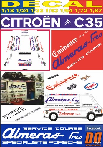 Decal citroen c35 porsche - c35,