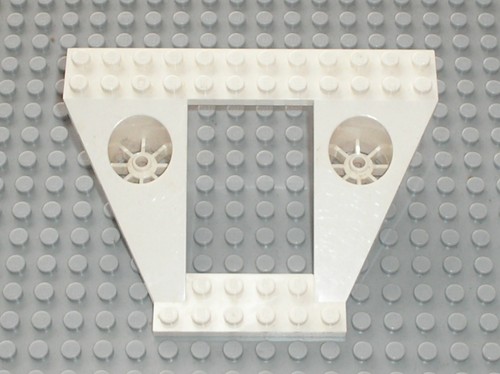 Lego espace white - white, wing