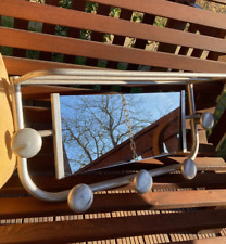 Support murale vintage / porte manteaux en alu, des années 30