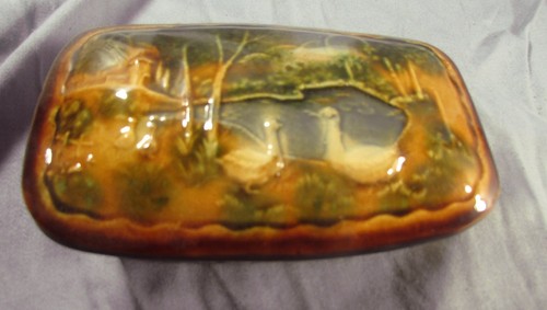 Ancien beurrier couvercle - beurrier,