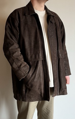 Veste cuir vintage made - en,