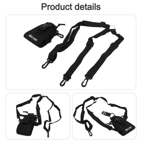Noir talkie walkie - noir, nylon