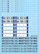Déco miniature plaque - miniature, 1/18