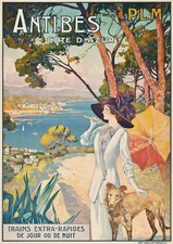 Affiche vintage de DELLEPIANE Antibes (56 x 80 cm)