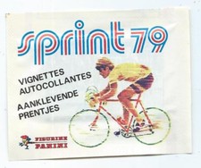 POCHETTE AUTOCOLLANTS SPRINT 79, FIGURINE PANINI, STICKERS 1979, RETRO VINTAGE