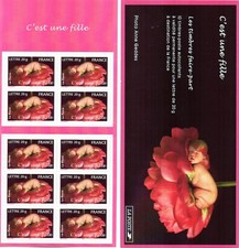 france.carnet bc3804.c est une fille.année 2005.neuf non plié.