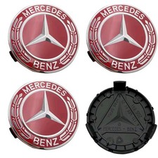 Mercedes Lot de 4 Cache-Moyeu