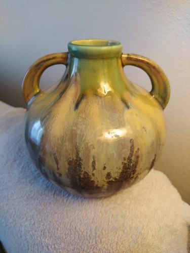 Vase boule ansé grès de - ansé, en