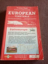 2002 chaix guide indicateur horaires train SNCF-EUROPEAN TIMETABLE THOMAS COOK