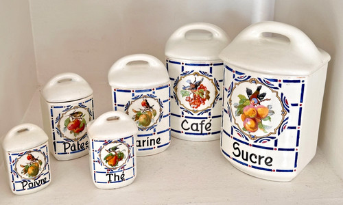 Série pots épices en - de,