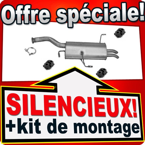 Silencieux arriere pour - silencieux,
