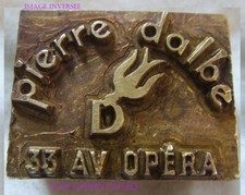 EST50 - ESTAMPILLE CUIR chaussures "PIERRE DALBE 33 av Opéra " années 50