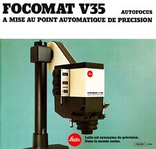 brochure FOCOMAT V35