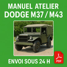 Manuel Atelier Dodge M37 et