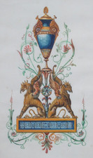 Gouache décorative aux