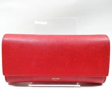 Portefeuille long NO TARIFF CELINE cuir rouge 2903888