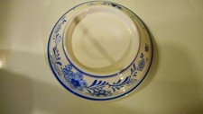 Rare Delft Pedestal Blue Bowl