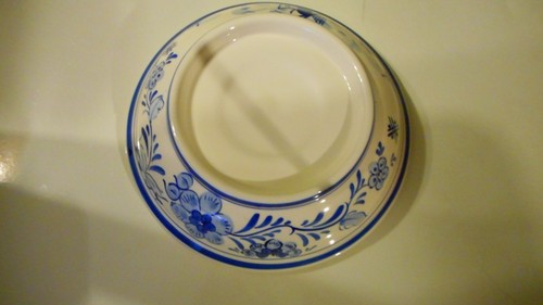 Rare delft pedestal blue bowl - rare,