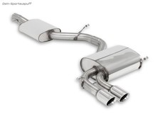 Milltek Système d'échappement sport à Partir De Cat. Audi S3 8P Sportback 2x80mm