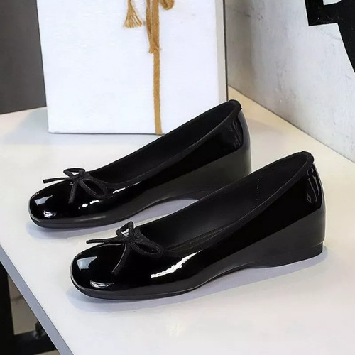 Ballerines noir vernis - noir,