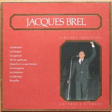 JACQUES BREL • COMPILATION • AMSTERDAM • 3 LP BOX • EX+/NM- • POLYGRAM 819 382-1
