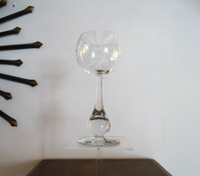 1 verre vin rouge cristal de