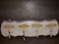Ancien Porte-torchons en bois 1940s Déco Vintage