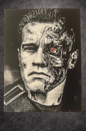 Tableau terminator noir - tableau,
