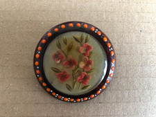 Bijou vintage broche fleurs en