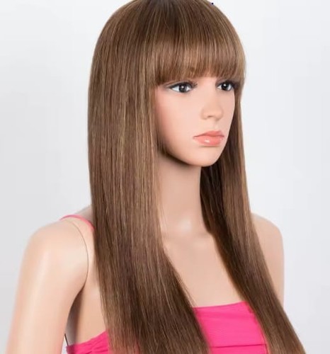 Perruque femme cheveux humains - perruque,