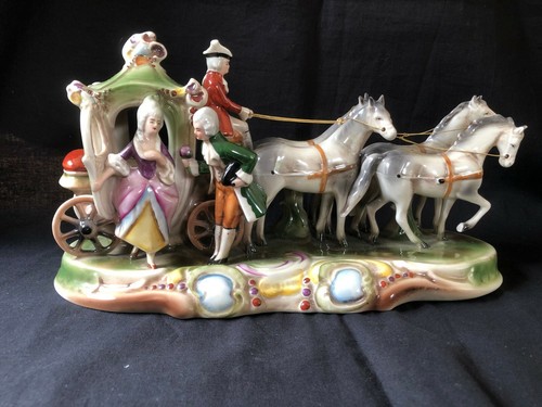 Cheval carrosse statue - cheval,