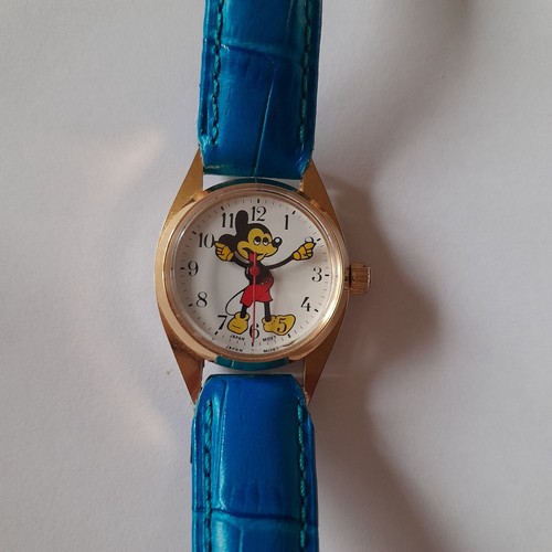 Montre mickey mécanique bras - mickey,