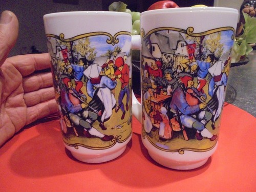 Anciennes chopes bière - à,