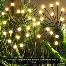6 lampes solaires pour jardin