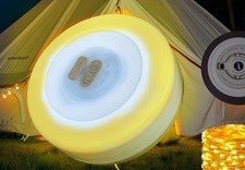 LAMPE - GUIRLANDE(10M) LUMINEUSE LED RECHARGEABLE ETANCHE PORT USB CAMPING/AUTRE