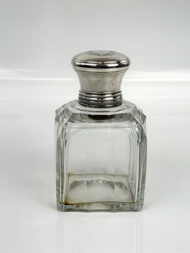 Flacon verre argent - et,