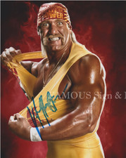 Photo dédicacée lutteur Hulk