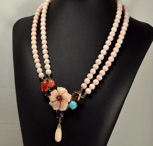 Collier jaune kt avec - collier, or
