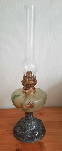 Lampe pétrole ancienne - lampe, à
